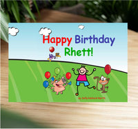 Personalized Birthday book for boy or girl