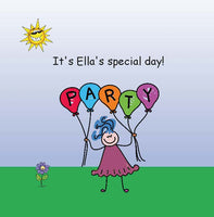 Personalized Birthday book for boy or girl