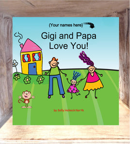 Personalize with your names and hair color.  Couple with a girl